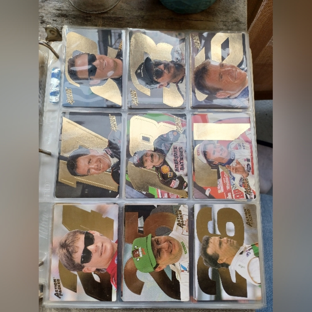 1994 Action Packed NASCAR Premium Insert Binder